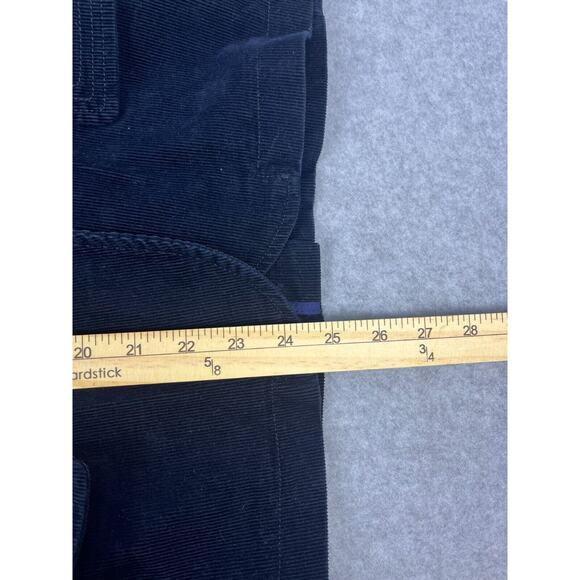 J. Crew Woman’s Small Navy Blue Academy Corduroy Leather Button Blazer Jacket - Picture 5 of 6